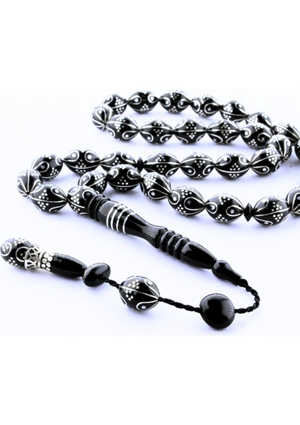 Oltu Taşı Damla Karpuz Işleme Tespih indirimleri