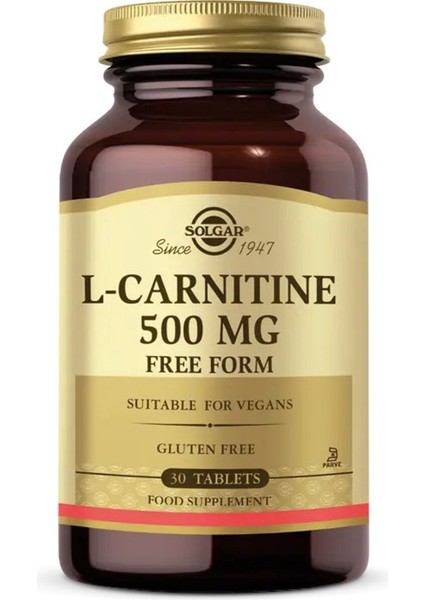 L-Carnitine 500 Mg 30 Tablet