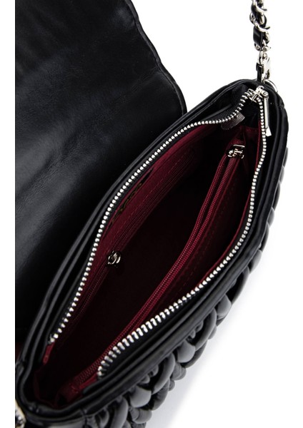 Kadın Suni Deri Siyah Omuz Çanta 921 27126 Bn Cnt SK25-26 Sıyah indirimleri