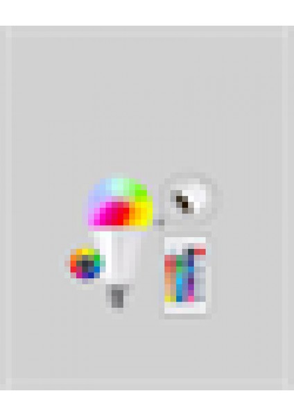 Techmrt Akıllı 9W Rgbw LED Ampul, Tasaruflu Romk Işıklı modelleri