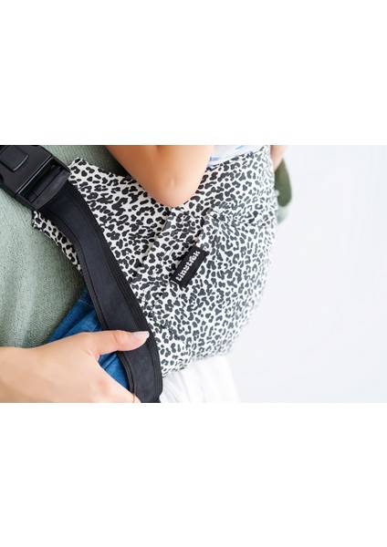 Child Carrier-10 Ay-4 Yaş(max 18 kg)Siyah Leopar Çocuk Taşıyıcı|Ana Kucağı-Sling-Yan Sling modelleri