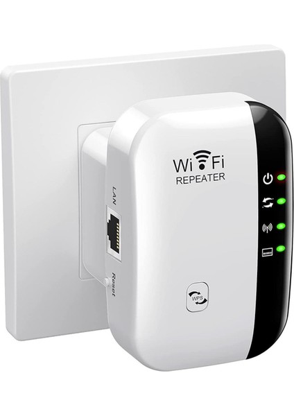 300 Mbps Access Point Wi-Fi Repeater Kablosuz Sinyal Güçlendirici