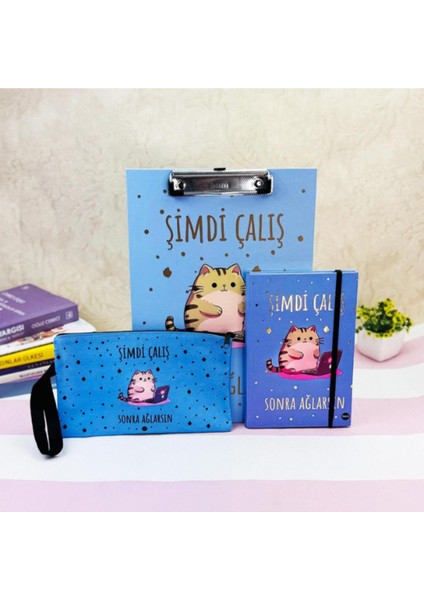 Şimdi Çalış Sonra Ağlarsın V2 Tasarımlı Kırtasiye Seti