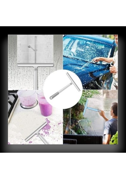 360 Derece Döner Başlıklı Cam Sil Çok Amaçlı Pratik Cam Ayna Fayans Silme Aparatı fırsatları