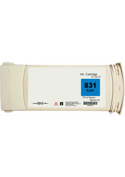 831-CZ695A Mavi Muadil Lateks Kartuşu fiyatları