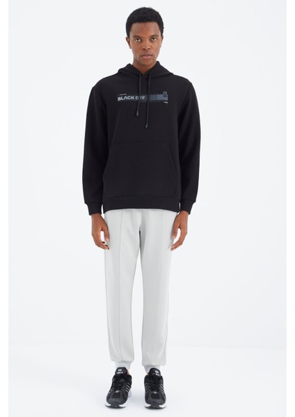 Taş Bağcıklı Ön Dikiş Detaylı Standart Kalıp Erkek Eşofman Alt - 84994