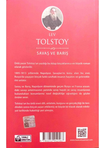 Savaş ve Barış fiyatları