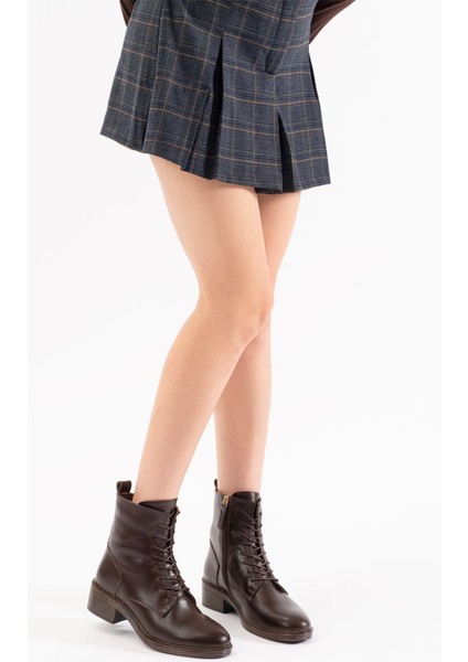 Manitu Kahverengi Deri Kadın Bot fiyatları