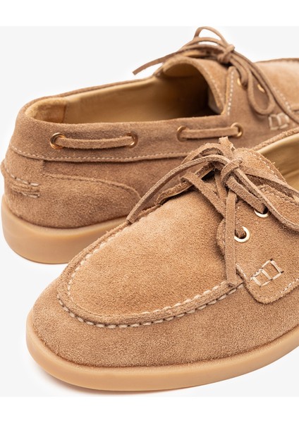 Rana Sigaro Süet Deri Kadın Loafer indirimleri