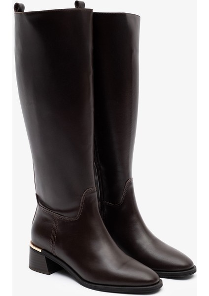 Mosby Kahverengi Deri Kadın Çizme fırsatları