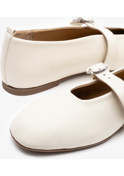 Vitus Krem Deri Kadın Babet indirimleri