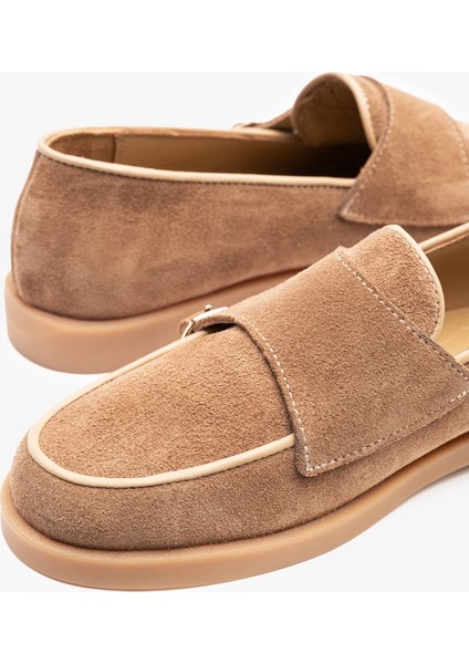 Gerox Sigaro Süet Deri Kadın Loafer indirimleri