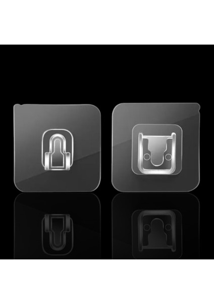 10 Çift Şeffaf Yapışkanlı Eşya Sabitleme Klipsi – Çift Taraflı Geçmeli Askı Aparatı | Dolap ve Duvar Için Pratik Sabitleyici Set fiyatları