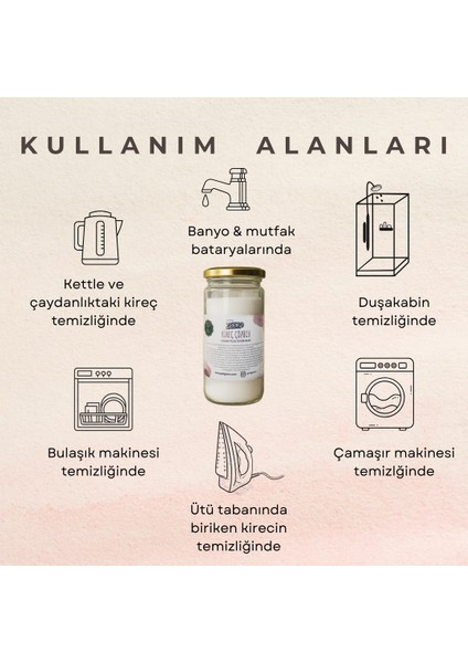 Kireç Çözücü & Bulaşık Makinesi Temizleyici Büyük Boy 400 gr modelleri