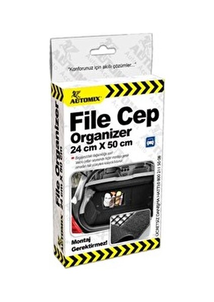 Fileli Bagaj Organizer 24 cm X 50 cm Velcro Cırtlı Tasarım ile Dağınıklığı Önler fiyatları