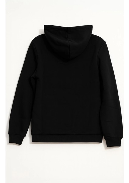 Kadın Fermuarlı Kapüşonlu Cepli Içi Polarlı Sweatshirt