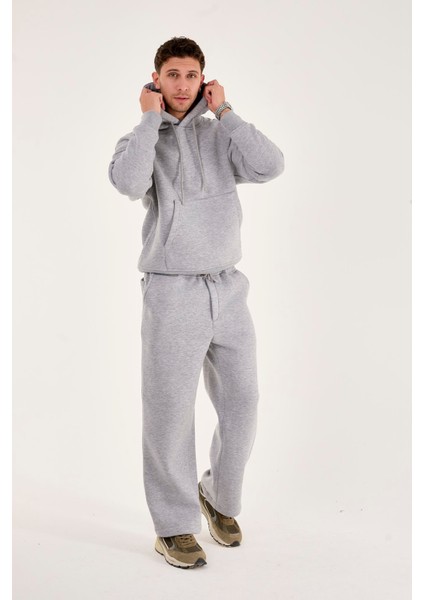 X-4008 Kapüşonlu Kanguru Cep Üç Iplik Sweat modelleri