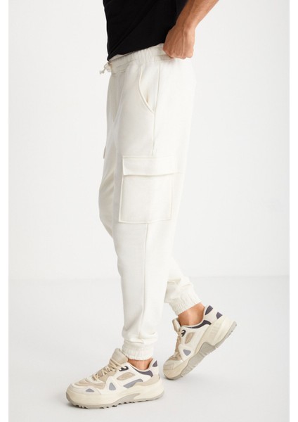 REGINALD Erkek Ekru Eşofman Altı fırsatları