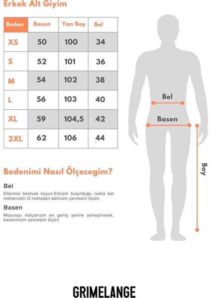 REGINALD Erkek Ekru Eşofman Altı
