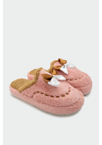 Puffer Pudra Fiyonk Detaylı Kadın Ev Terliği fiyatları