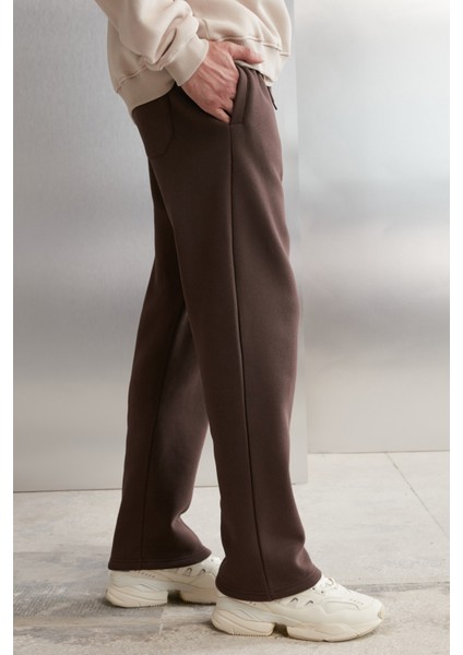 Freddy Erkek Regular Fit Yumuşacık Kumaşlı Baskılı 3 Cepli Acı Kahve Eşofman Altı indirimleri