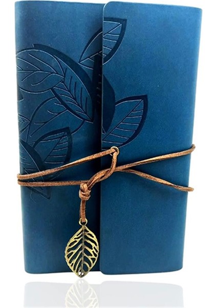 Retro Deri Defter Yaprak Tasarımlı Büyük Boy Yeşil fiyatları