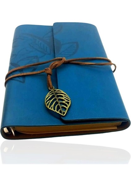 Retro Deri Defter Yaprak Tasarımlı Büyük Boy Yeşil modelleri