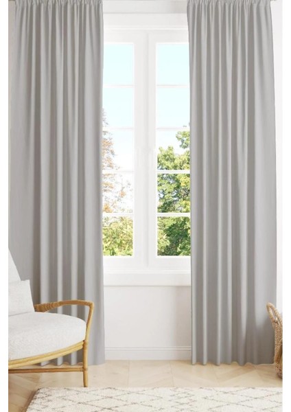 Mr.stock Blackout Işık Geçirmez Güneşlik Fon Perde Tek Kanat - 12189