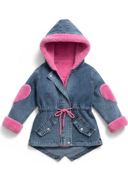 Kız Çocuk Peluş Kot Mont fiyatları