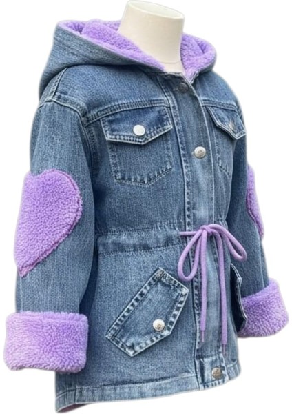 Kız Çocuk Peluş Kot Mont fiyatları