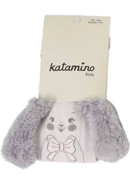 Pulsar Kulaklı Kız Külotlu Çorap - Çok Renkli