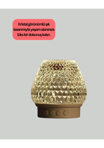 Techmrt Dokunmatik Işıklı Kablosuz Bluetooth Hoparlör 5W fiyatları