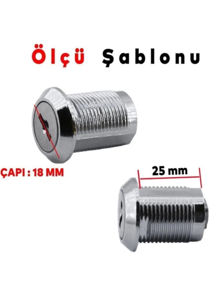 Mandallı Dolap Çekmece Kilidi Mandallı Çekmece Kilidi 2 Anahtarlı Mobilya Dolap Kilit Metal indirimleri