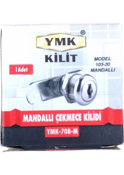 Mandallı Dolap Çekmece Kilidi Mandallı Çekmece Kilidi 2 Anahtarlı Mobilya Dolap Kilit Metal