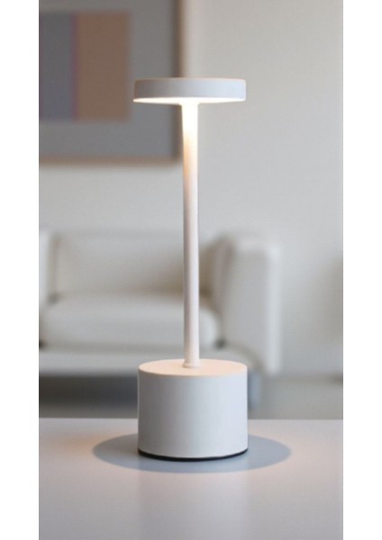 Mimosa Eko Beyaz Şarjlı Masa Lambası / 3 Kademe Dokunmatik / USB Şarjlı fiyatları