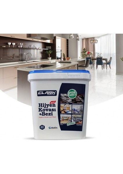 Hijyen Kovası ve Alkol Bazlı Kullan At Bezi 375 Adet fiyatları