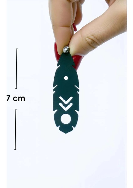 Rainbow Reflektörlü Boho Küpe, Etnik Lazer Kesim Küpe - APBJ028 fiyatları