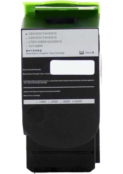 CS310-70C8HK0 Siyah Muadil Toner Yüksek Kapasiteli fiyatları