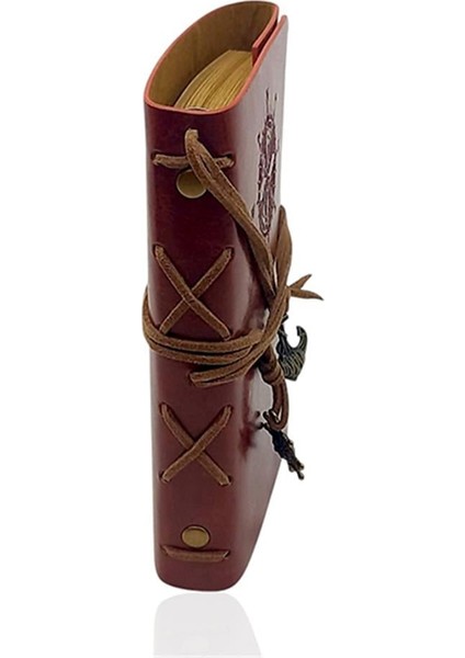 Retro Deri Defter Pusula Tasarımlı Küçük Boy Kahverengi fiyatları