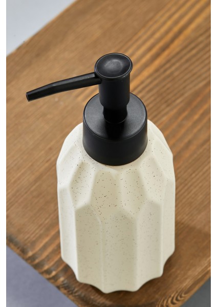 180 ml Seramik Sıvı Sabunluk – Modern Tasarımlı Pompalı Banyo ve Mutfak Sabunluk