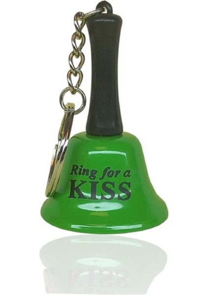 Anahtarlık Resepsiyon Zil Ring For A Kıss Yeşil