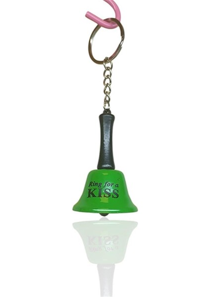 Anahtarlık Resepsiyon Zil Ring For A Kıss Yeşil fiyatları