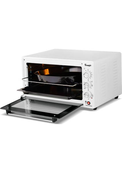 Elektrikli Fırın, Turbo Fan + Lamba, Yoğurt Mayalama