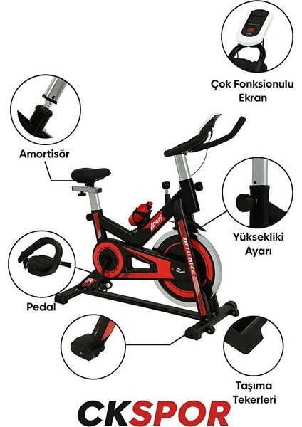 Siyah Spinning Bisiklet – Ev Tipi Profesyonel Kondisyon Bisikleti fırsatları