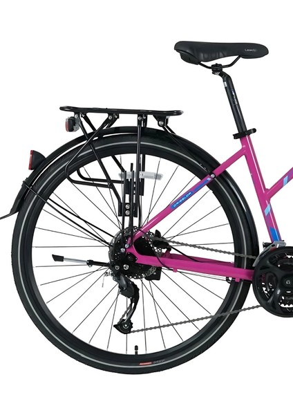 Trx 8300 City 700C Şehir Bisikleti – Alüminyum Kadro, Shimano Altus 27 Vites, Hidrolik Disk Fren, Mozo Amortisör, Çamurluk ve Arka Bagajlı modelleri