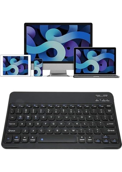 Techmrt Bluetooth Şarj Edilebilir Mini Q Klavye Kablosuz Taşınabilir fırsatları