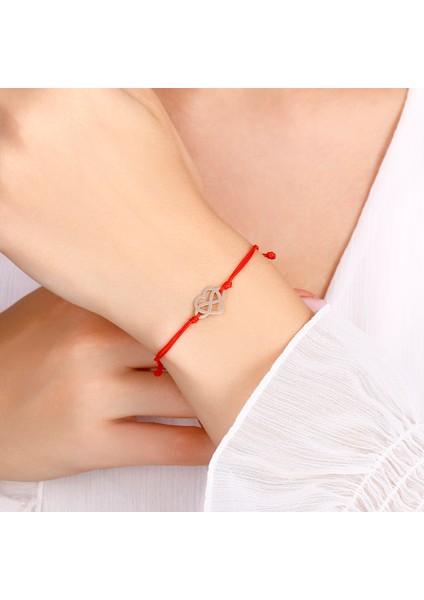 14 Ayar Sonsuz Kalp Altın Ipli Bileklik fiyatları