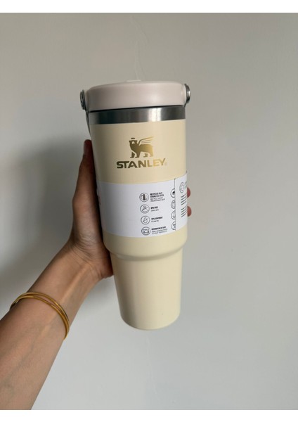 The Iceflow Flip Straw Pipetli Termos Bardak 0.89