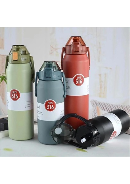 Kişiselleştirilebilir Soğuk Tutması Için Özel 316L Termos Siyah indirimleri