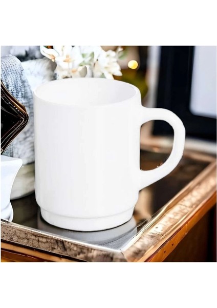 Luminarc Opal Beyaz 6'lı Kupa Bardak Hacmi 255ML